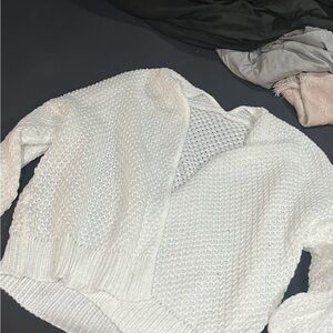 Elegant White Women's Sweater